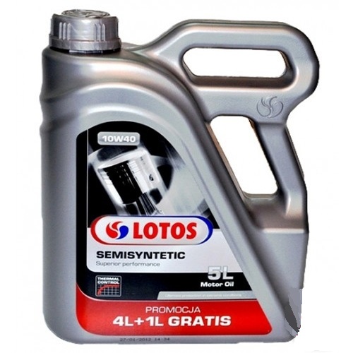 LOTOS SEMISYNTETIC SL/CF SAE 10W-40 5 л