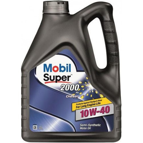 MOBIL SUPER 2000 X1 DIESEL 10W-40 4 л